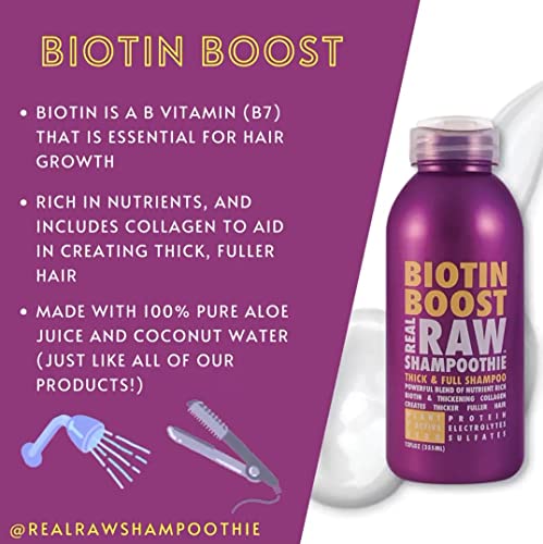 Biotin Hair Growth Shampoo for Thicker, Fuller Hair - 12 oz