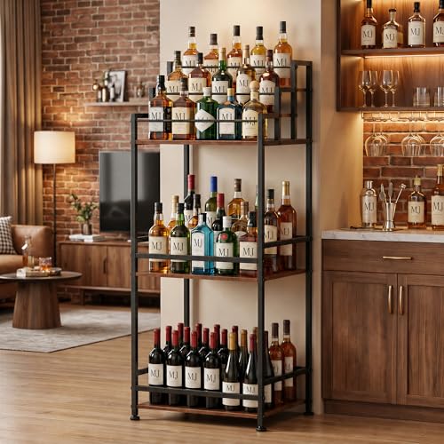 36-Cup Water Bottle Organizer Stand - 5-Tier Tumbler Display Rack for Kitchen & Home Bar
