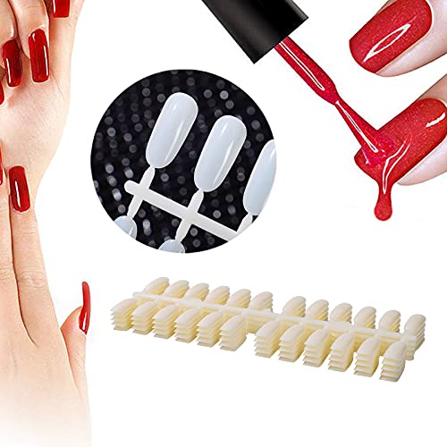 Acycion2A 308 Nail Display Chart with 360 False Nail Tips - Gold Variation