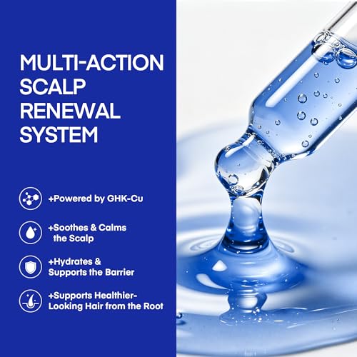 1-Pack GHK-Cu Copper Peptide Hair Growth Serum for Thinning Hair – Scalp Renewal