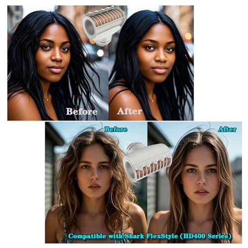 FrizzControl Finish Tool for Shark FlexStyle Styling System - Smooth Flyaways