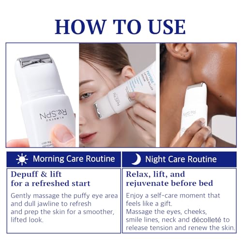 Copper Peptide Face and Neck Lifting Serum with Gua Sha Roller - 1.69 fl oz