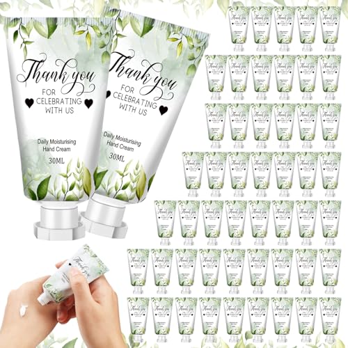 Wedding Hand Cream Set - 50 Pack 1 Oz/30 ml Bulk Lotion for Gifts
