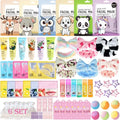 72PCS Spa Party Supplies for Women, Spa Party Favors Include Face Masks,Hand Cream,spa Headband, Foot Bath Bombs,Spa Birthday and Sleepover Party Supplies for Women
