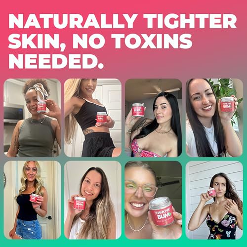 Brazilian Bum Tightening Cream ? All Natural Firming Body Butter for Legs, Thighs, Butt, Neck, and Arms | Made in USA ? 4 oz, Vanilla Orange