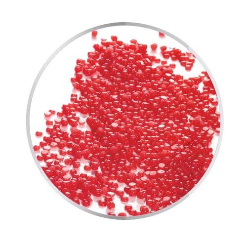Wild Cherry Hard Wax Beads for Sensitive Skin - 35 oz, Disposable & No-Strip