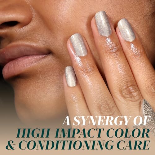 LONDONTOWN lakur Nail Polish ? Gel-Like Shine, Long-Lasting Color, Strengthens & Hydrates Nails with 21+ Free Clean Formula and Pro-Contour Brush, You're Golden, 0.4 Fl Oz