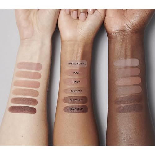 MAC Cosmetics Powder Kiss Liquid Lipcolour - 955 Chestnut (Deep warm brown) .17 oz / 5 ml