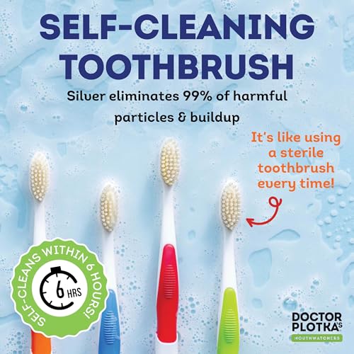 MOUTHWATCHERS Soft Flossing Manual Toothbrush Pack of 6 (2 x 3)