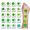 Y&C TENCOB 100 PCS St. Patrick's Day Shamrock Temporary Tattoos for Women Men Teenagers, Best Choice for St. Patrick's Day DIY Party Decoration Favors (StPatricksDay)