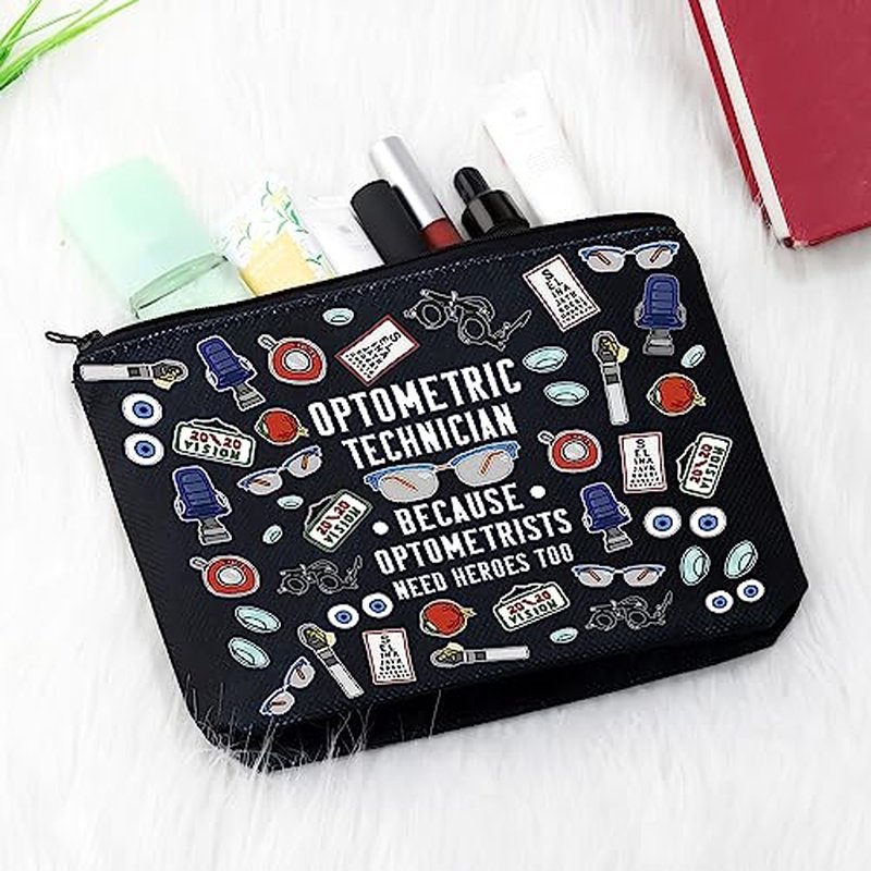 GJTIM Optometry Graduation Gift for Optometrist & Optometric Technician - Vision Care Survival Kit Makeup Bag