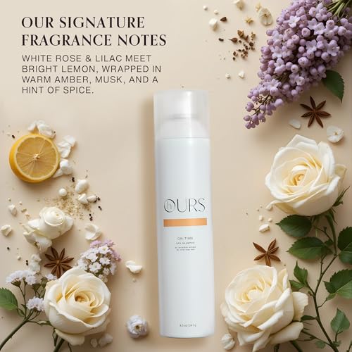 On-Time Dry Shampoo for Women - Sulfate-Free Volumizing Hair Spray 8.5 oz