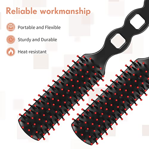 Bulk Disposable Hair Brushes for Homeless Shelters, 60 Pack