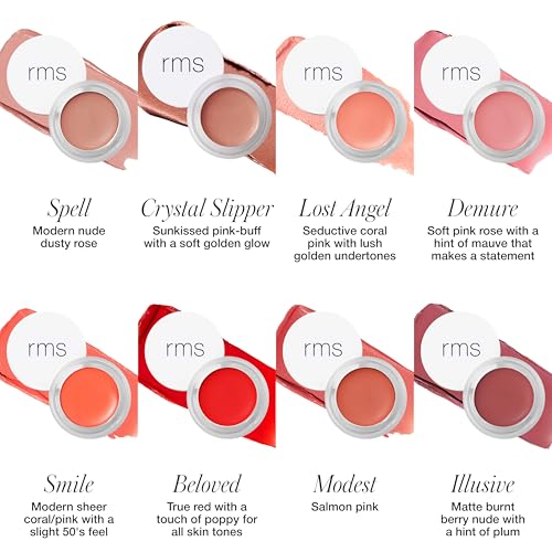Lip2Cheek Cream Blush & Lip Tint - Crystal Slipper 0.17 oz, Multi-Use Natural Color