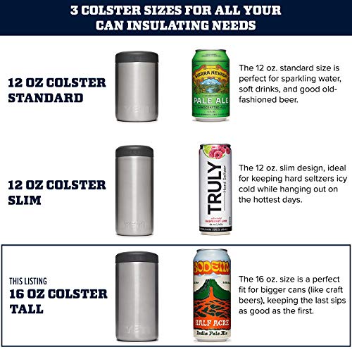 YETI Rambler 16 oz. Colster Tall Can Insulator Black - Keeps Beverages Cold