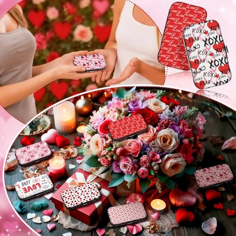 10 Sets Valentine's Day Gifts for Women Bulk Galentines Day Pink Manicure Sets Stainless Steel Nail Clipper Set Favors Stocking Stuffers for Women Employee Appreciation Teacher Staff Coworkers