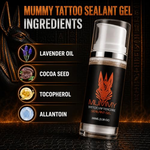 Mummy Tattoo Aftercare Sealant Gel 100ML Breathable Protective Skin