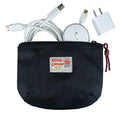 Rough Enough EDC Travel Cable Organizer Pouch 1680D Nylon, Black
