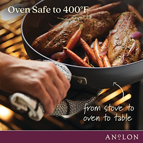 Anolon Advanced Home 10 Qt Hard-Anodized Nonstick Stockpot with Lid - Moonstone Variation