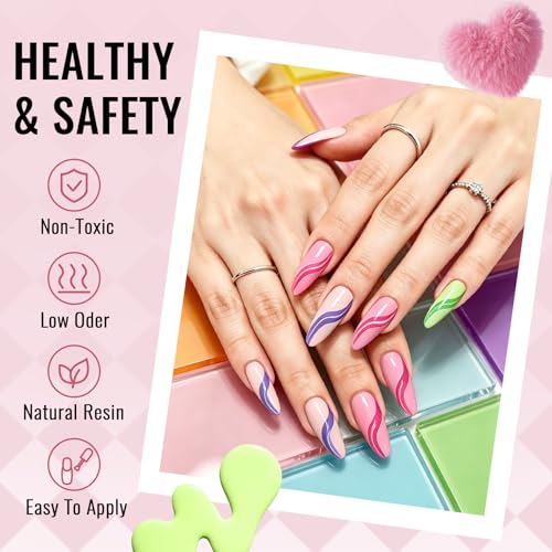 Gel Nail Polish Kit with UV Light, Nail Drill & 68 Pieces for DIY & Professional Nails