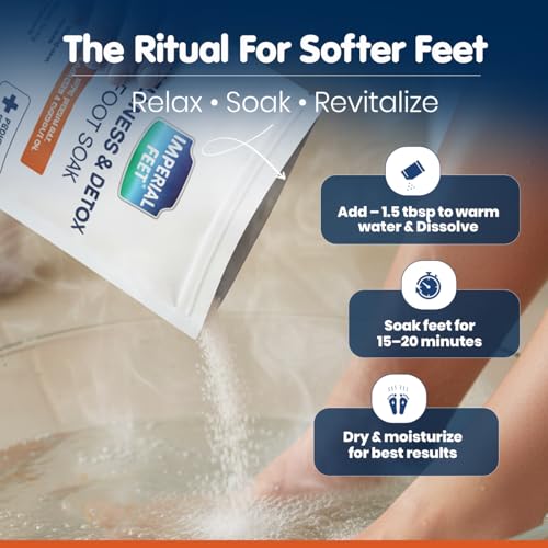 Pedicure Strength Foot Soak for Cracked Heels & Calluses ? Professional Epsom Salt Soak to Soften Hard Skin, Rough Feet & Thick Calluses ? Used by Foot Care Professionals Since 2001