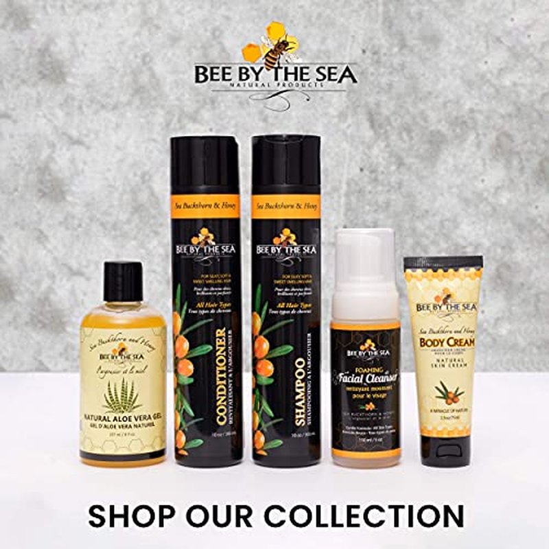 Bee by the Sea Natural Sea Buckthorn and Honey Body Cream (2.5 oz, 2 Pack)