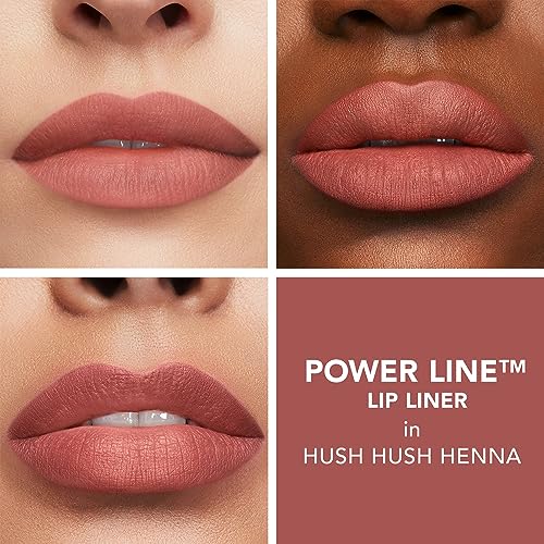 BUXOM Mini Full-On Plumping Lip Polish in Dolly + Power Line Plumping Lip Liner in Hush Hush Henna