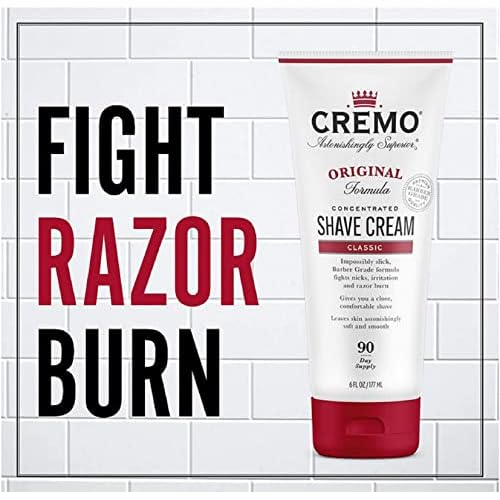 Cremo Barber and Coconut Mango Shave Creams, Ultra-Slick Formulas Fight Razor Burn, Nicks and Cuts, 12 oz Total (2 Pack)