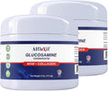 Alfa Vitamins Glucosamine Chondroitin Cream with MSM & Collagen 4oz - 2 Pack for Joint & Muscle Support