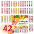42 Pack Lip Balm, Natural Lip Balm Bulk with Shea Butter, Vitamin E and Coconut Oil, Moisturizing for Chapped Lips, Best Lip Care, Suitable for People of All Ages - 14 Flavors 0.15 Oz