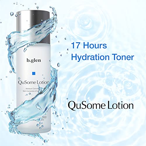 «Ó?«°«ì«ó b.glen QuSome Lotion (120mL/4.06fl.oz.) b.glen QuSome Essential Toner's Deep Hydration Delivers up to 17 Hours of Moisture to Quench Your Skin's Thirst