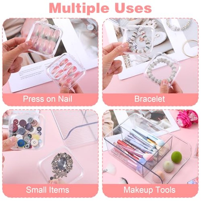 50 Pack 2 Oz Plastic Spray Bottles Reusable Mini Travel Size Perfume Refillable Mist Sprayer Empty Spritz Bottle for Household Use Essential Oil Cleaning