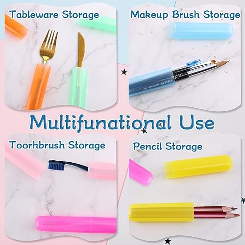 120Pcs Portable Travel Toothbrush Cases Waterproof Breathable Toothbrush Holders