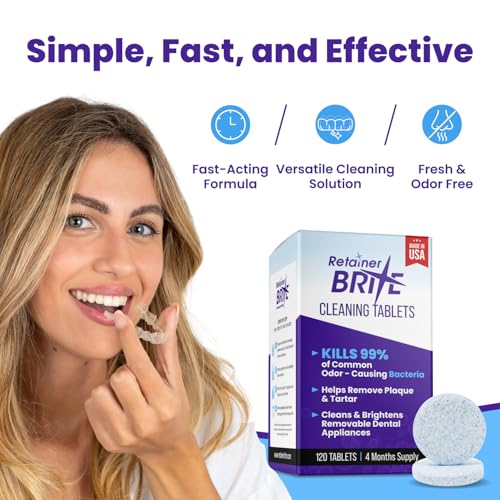 Retainer Brite Dental Appliance Cleaning Tablets - 96 Count