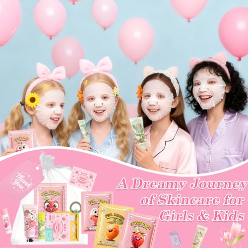 90 Pieces Spa Party Supplies Kit for Girls and Women - Favors, Masks, Lotion & Gift Bags (Variation of THIS listing)