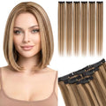 Clip-In Human Hair Extensions 6PCS 12 Inch #4P27 Medium Brown Mix Dark Blonde