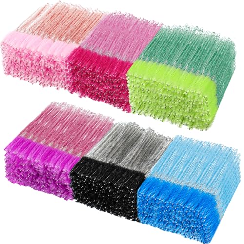 Disposable Mascara Wands 1000 Pack - Eyelash Brush Spoolies for Lash Extensions