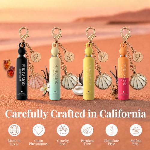Vanilla Lover Pheromone Perfume Set - 4 Mini 30% High Concentration Keychain