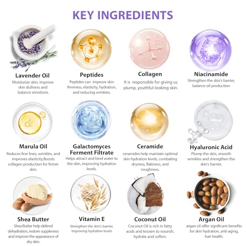 55 Pcs Valentines Day Gifts for Women, Face Sheet Masks Pack, Hydrating Skin Care Kit, Spa Kit Gift, Real Deep Hydrogel Mask, Face Serum, Gel Eye Mask, Christmas, Birthday, Anniversary