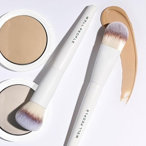 Well People Bio Complexion Brush Set, 4-Piece Face Brush Set For All Complexion Products, For Liquids, Powders & Creams, Cruelty-free Bristles