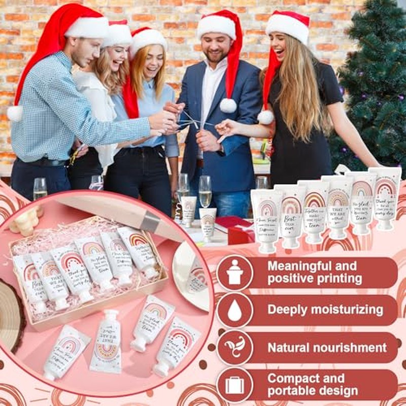 48 Pack Employee Appreciation Team Gifts Bulk Travel Size Hand Cream Inspirational Thank You Gifts Small Hand Lotions for Women Mothers Day Crna Nurse Teacher Employees Coworkers Staff