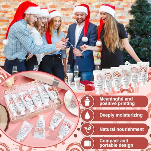 48 Pack Employee Appreciation Team Gifts Bulk Travel Size Hand Cream Inspirational Thank You Gifts Small Hand Lotions for Women Mothers Day Crna Nurse Teacher Employees Coworkers Staff