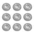 9 Pack SH70/71 Replacement Head Compatible with Philips Norelco Series 7000£¬ Upgraded SH70/71 Compatibility Double blades for norelco 7000 replacement heads