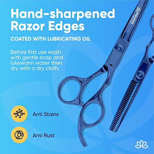 Titan Thinning Hair Scissors Set - 6.5 Inch Professional Grooming Shears