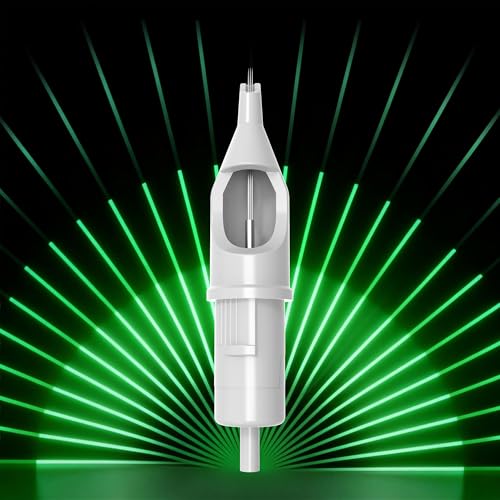 T-Tech C1209RS Round Shader Tattoo Needle Cartridge - Medical-Grade Plastic & Stainless Steel