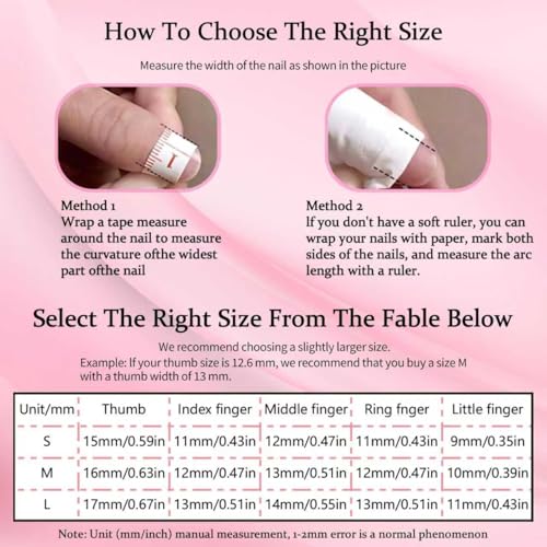 RIICFDD Handmade Duck-Shape Press On Nails - Medium Purple French Bow Variation of M
