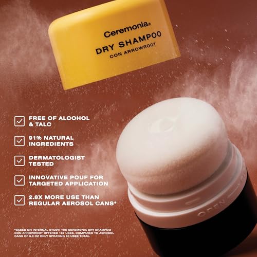 Oil-Absorbing Dry Shampoo with Arrowroot Powder - Refresh & Volume
