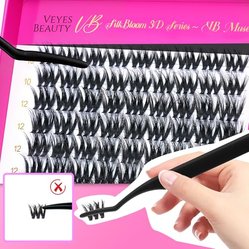 Eyelash Clusters Kit 10-18mm Fluffy 3D Lash Extensions VBmuse Variation of THIS listing