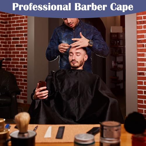 Black Hair Salon Capes 5 Pack Waterproof Barber Capes 55x47 Inches - Variation of THIS listing 5