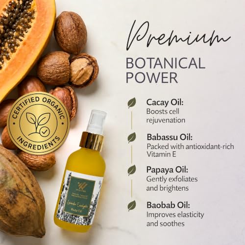 Wild Vibes Lavender Eucalyptus Body Oil - Collagen Boosting Aromatherapy